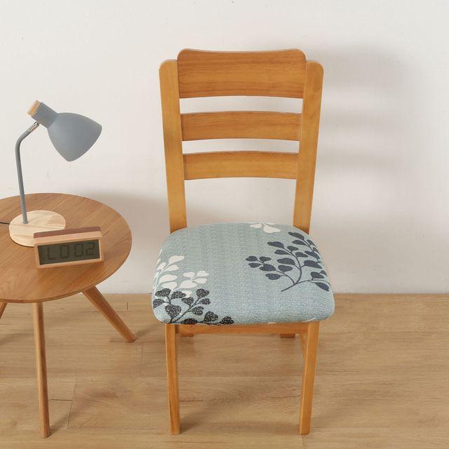 

Leaves Series Chair Cover Removable Anti -Dirty Flower Branch Printed Dining Chair Cover Sets For Dining Space Home Wedding Stretch Seat Cover 1 piece