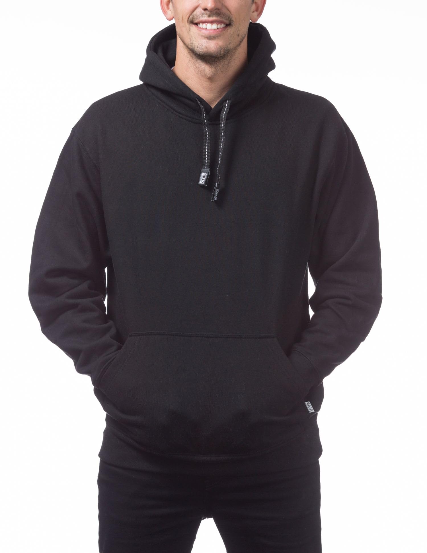 

Pro Club Men s Heavyweight Pullover Hoodie (13oz), US Size: Large, Color: Black