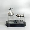 OEING Glass Tabletop Seasoning & Condiment Set