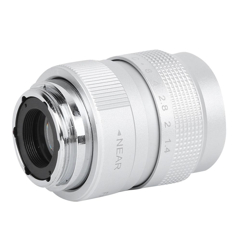Optical Glass 25mm f1.4 MC Multilayer Film Coating Manual Aperture CCTV Camera Lens for Mirrorless Cameras