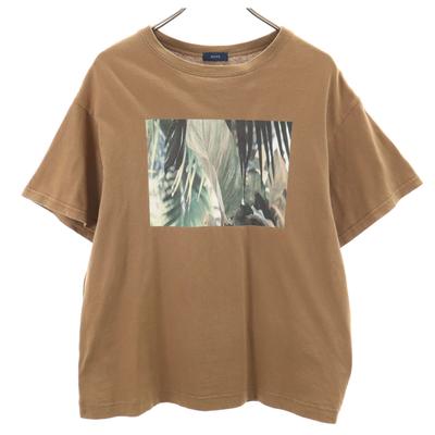 Short Sleeve T-shirt Brown Women Used