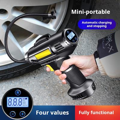 Car Inflation Pump Wireless Handheld Inflation Pump Car Mounted Inflation Pump Portable Bicycle Tire Inflation Pump