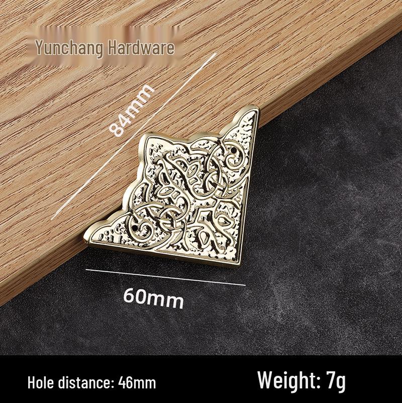 Iron Flower Decorative Corner Stickers for Antique Furniture and Wooden Boxes