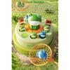 Electric Pop-Up Frog Game Toy Set, Musical Light Bouncing Frog Toy, Kids Concentration Training Family Party Board Game