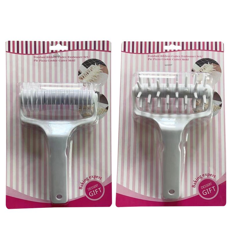 Plastic Lattice Dough Roller Cutter for Baking and Cake Molds