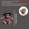 2D Flat, 2-pack Cute Hip-hop Monkey Car Air Vent Freshener Clips, Acrylic Aroma Diffuser with Pad, Stylish Car Interior,no Fragrance Is Included
