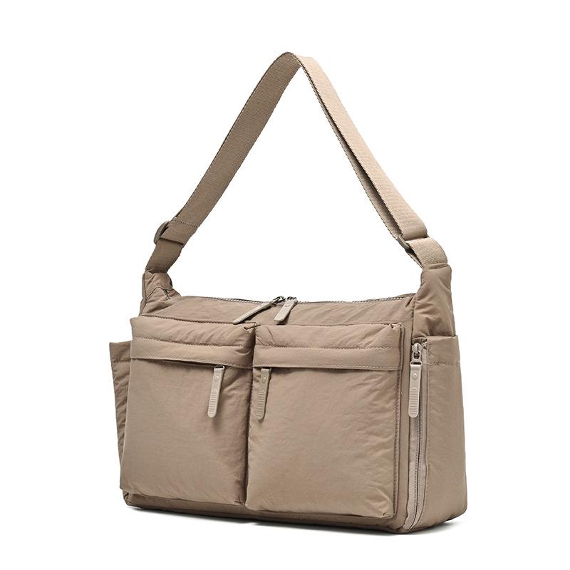 Casual Nyl Shoulder Bag for Women Large Capacity Computer Bag Travel Men's Multi-pocket Sports Messenger Bag Tote Handbags