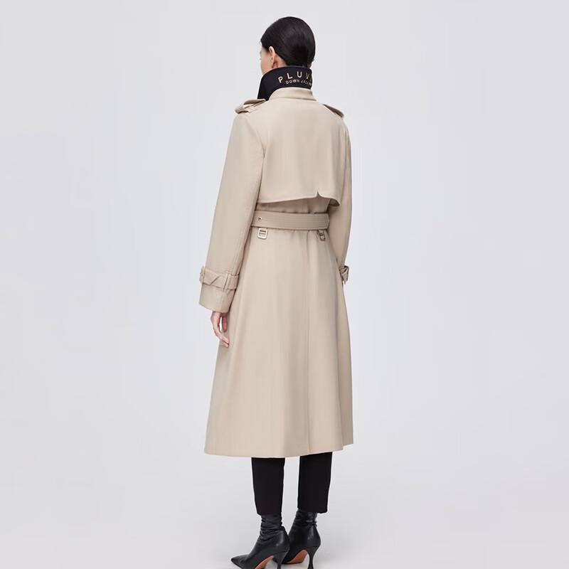 Bosideng Women's Long Trench Style Down Jacket B20144684A