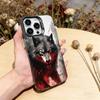 The Wolf Phone Case For iPhone 17,16,15,14,13,12,11 Plus,Pro Max,XS,Colorful Silver Phone Case Funda Cover