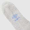 Summer Stripe Cushioning Crew Socks Light Grey UR223CSC55