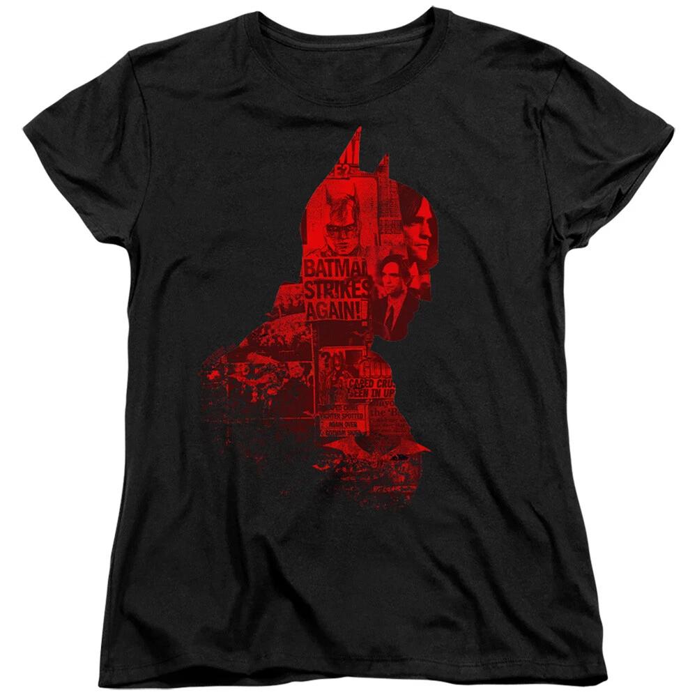 The Batman  News Silhouette  Women s T-Shirt XL