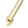 10X 8/10/12mmTitanium Ceramic Tile Marble Glass Drill Bits Spear Head Hex Shank