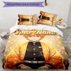 3pcs Agatsuma Zenitsu Cover Set - Personalized Name, HD Printed Bedding with 1 Cover and 2 Pillowcases - Perfect for Home Decor, Easy Care