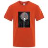 Summer Mens Tshirt High Quality 100 Cotton Funny Astronaut Design Print Casual Loose Cool Men Oneck for Men Tshirt Tee