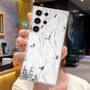 Skiing sports art oil painting style Phone Case For SamsungS25,24,23,22,21,30,Ultra,20,Plus,Lite,Soft Silicone Transparent Cover