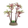 Yilan Aquarium Fish Tank Decor: Small Potted Coconut Tree Simulation CX121