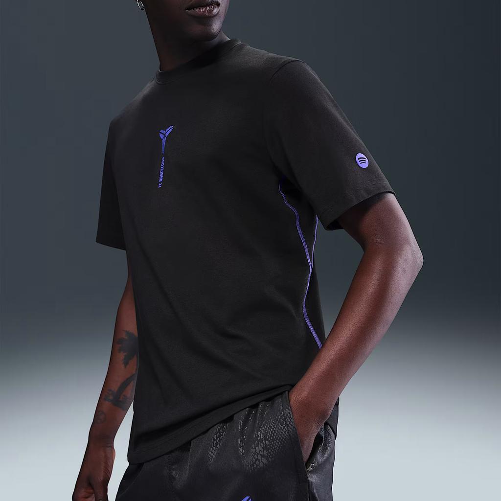 Nike Fc Ss25 Barcelona Primary Away Kobe Dri-Fit Casual Fashion Comfortable Short Sleeve T-Shirt Men Tops HQ1821-010