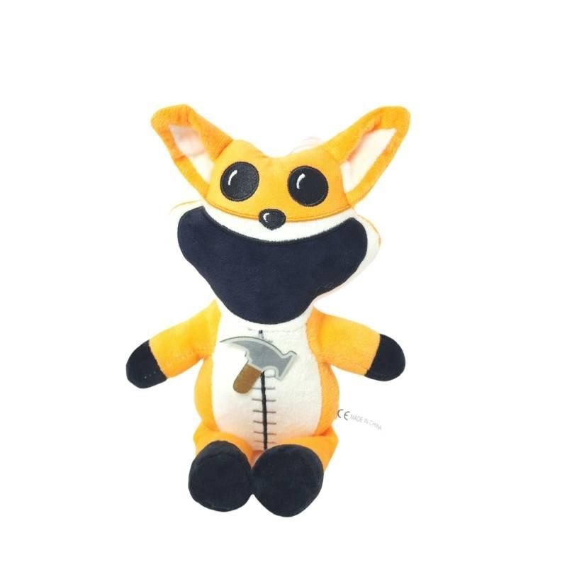 

Luminous Smiling Critters Plush Toy Adorable Purple Cat Ultra-soft Crystal Velvet Yellow,32cm/12.60in