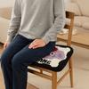 Thickened Chair Pad Cartoon Pattern Tufted Cushion 45x45cm Seat Cushion  Office Use