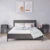 VidaXL Bedside Tables 2 Pcs Grey 79.5x38x65.5 Cm Solid Pine Wood 814544