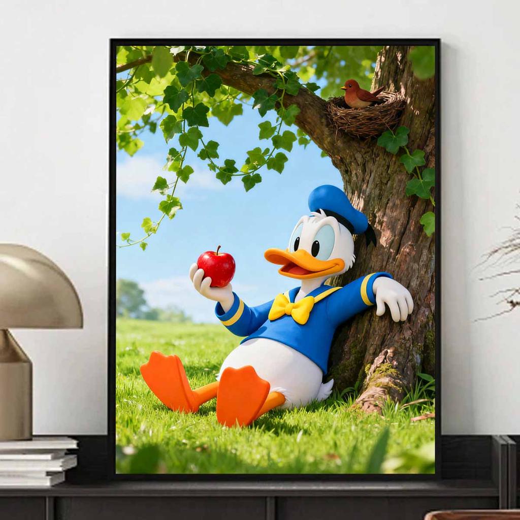 Disney Donald Duck Diamond Art Painting Kit 5D Handmade Diy Diamond Painting, Home Wall Decoration