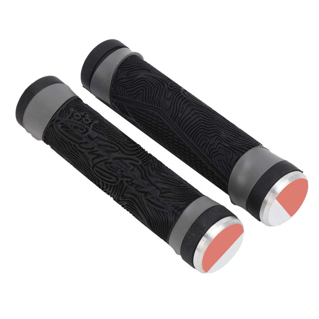 Antislip Silicone MTB Bicycle Handlebar Grips with Plugs Shockproof Cycling Accessory