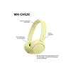 Casque audio Sony Arceau sans fil Bluetooth Multipoint WHCH520 Jaune