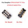 10PCS For Oneplus One Plus A7010 A7020 7T 7 Pro A7030 6T A6010 7Pro Battery Flex Clip Holder Contact On Board FPC Connector Plug