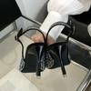 Fashion Sparkling Rhinestone High Heels Women Sexy Pointed Toe Bow Tie Luxury Designer Shoes for Women Elegant Banquet Dress Women Pumps