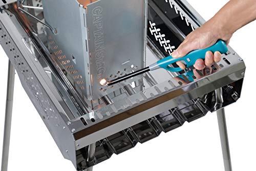 [Amazon.co.jp Exclusive] Captain Stag (CAPTAIN STAG) Slim Charcoal Starter, Folding Fire Starter, Large, UG-3290