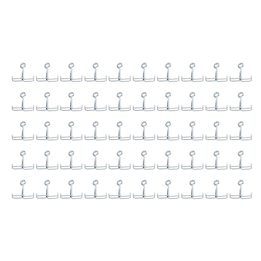 50Pcs Flat Jaw Pinchcocks Stainless Steel Strong Clamping Rustproof Latex Tube Clamps for Chemical S