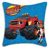 Blaze and the Monster M-Machines Pillow Covers Cartoon Sofa Decorative Home Double-sided Printing Short Plush Cute Cushion Cover