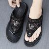 Fashion Summer Flip Flops for Men Thongs Sandals Comfort Slippers for Beach Lightweight Sole Comfort Fashion