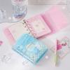Portable Binder Ring Notebook Exquisite Diary Book Diary Book PVC Notebook  Office Use
