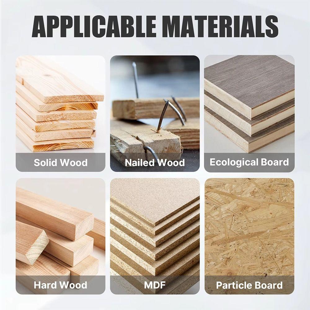 1Pcs 1/4" 6.35mm Hex Shank Flat Wing Drill Multi-Tooth Wood Hole Opener  for Wood Drilling