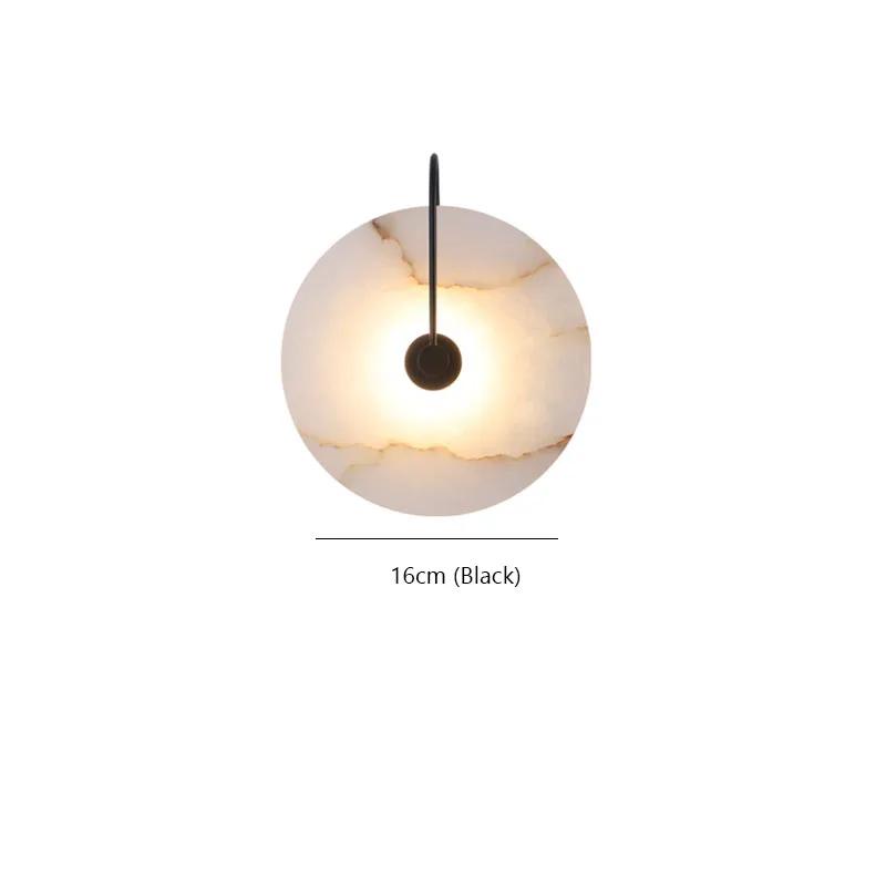 Modern Marble Wall Light Led Bedside Lamp Indoor Minimalist Decorative Fixtures Hoom Decor Habitacion Lighting for Living Room
