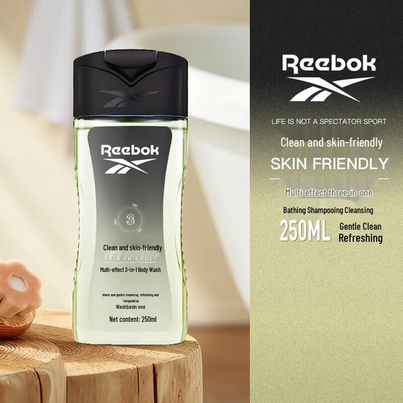 Reebok Men s 3-in-1 Body, Hair & Face Wash - Oil Control & Anti-Dandruff