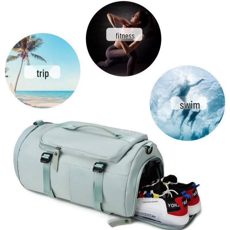 Multi-Functional Travel & Sports Bag with Wet/Dry Separation & Shoe Compartment