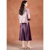 Elegant New Chinese Style Jacquard Two-Piece Dress Set