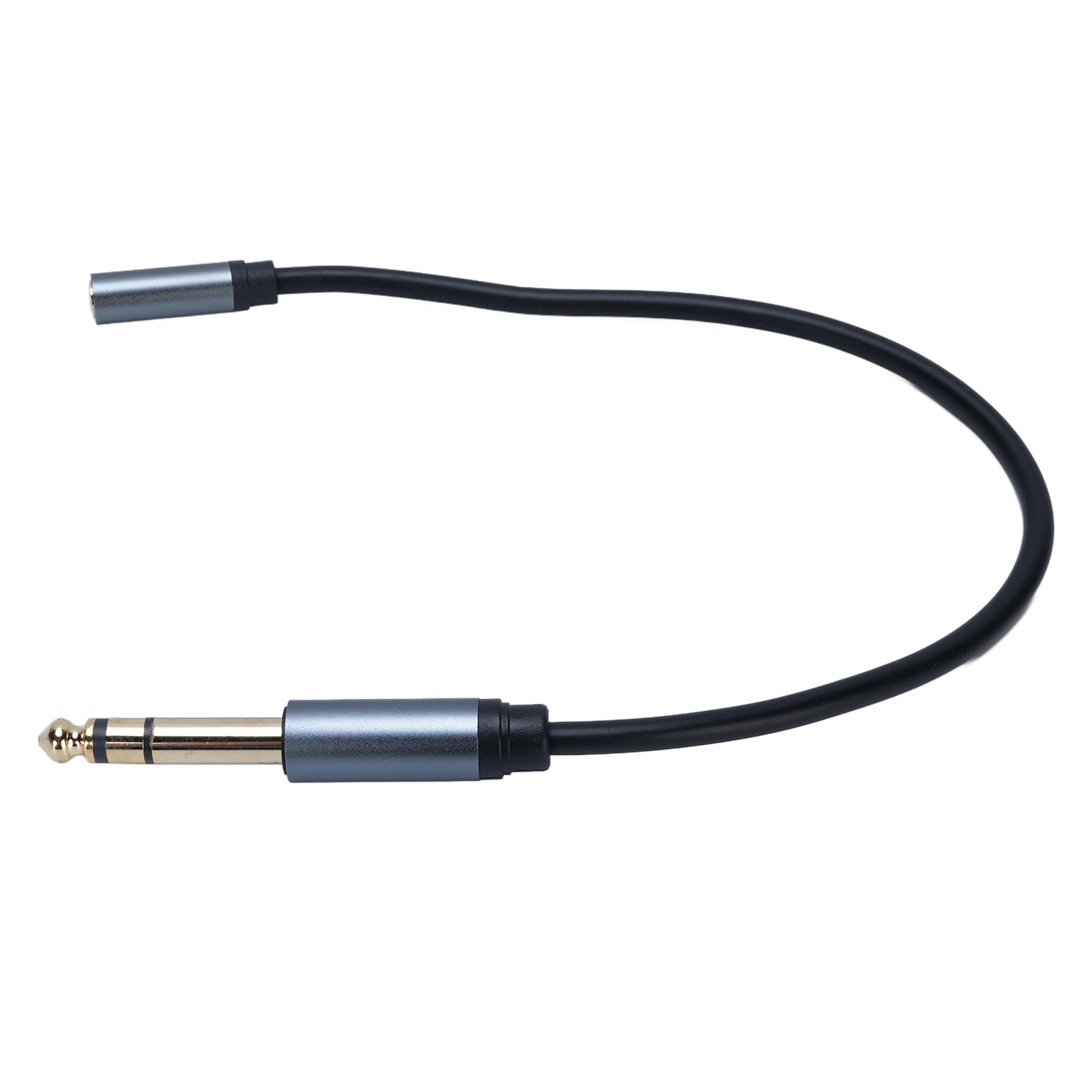 

Переходник для наушников 1/4 дюйма на 3,5 мм 6,35 мм 1/4 штекер на 3,5 мм 1/8 гнездо стерео джек кабель-переходник