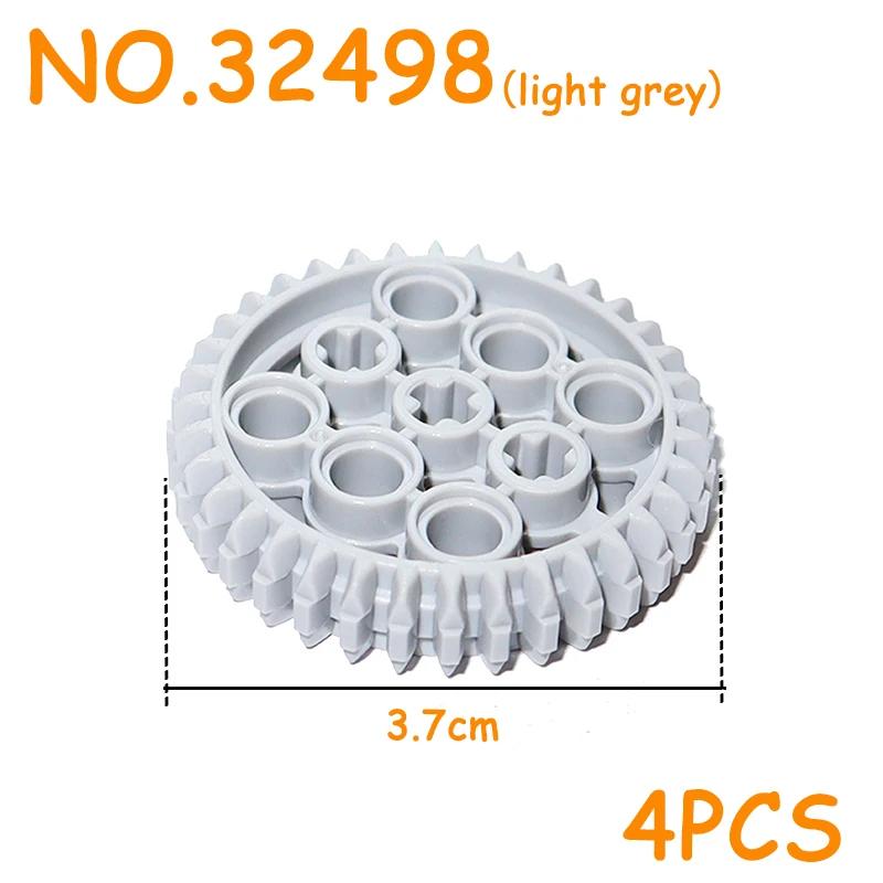 MOC Gear Axle Series Bricks Gear Rotating Platform Gear Rack Differential Power-driven Mechanical Technical Part Building Blocks