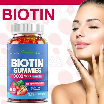 Gommose alla Biotina - Supporto per Capelli, Unghie, Sistema Immunitario, Miglioramento della Salute della Pelle e delle Articolazioni
