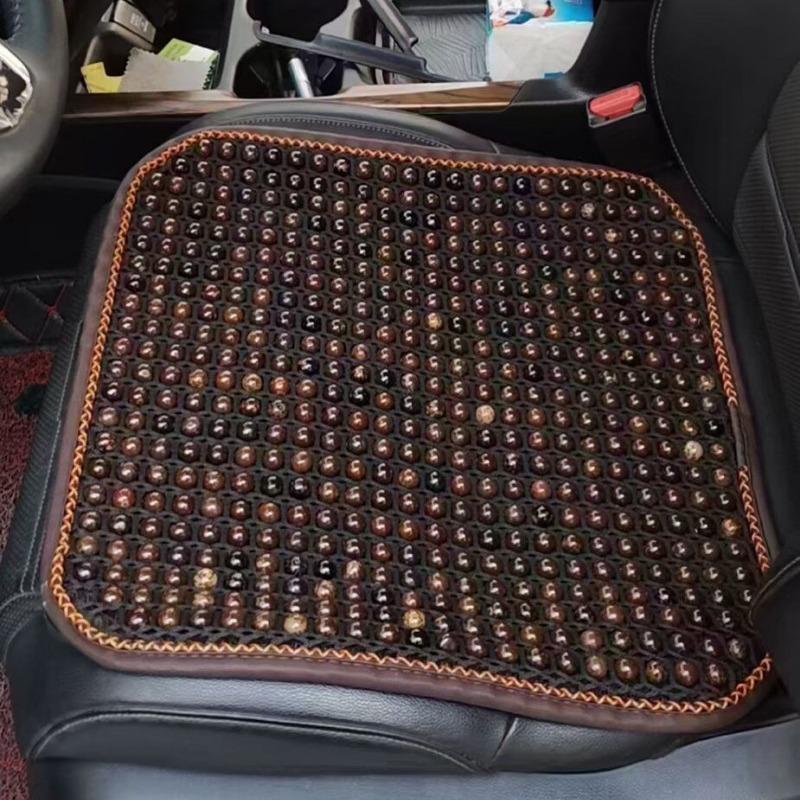 Breathable Bodhi Seed Car Seat Cushion - Universal 3-Piece Set for All Seasons and Office Use