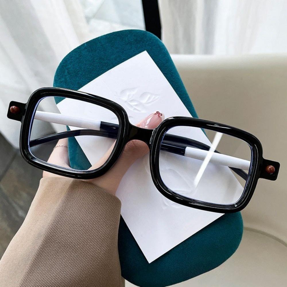 5PCS Anti-blue Light Reading Glasses Rectangular Ultra-light Eyewear +1.00 To +4.00 Fashion Eyewear for Men Women