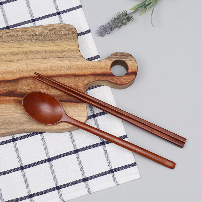 Rosewood lacquer spoon and chopstick set