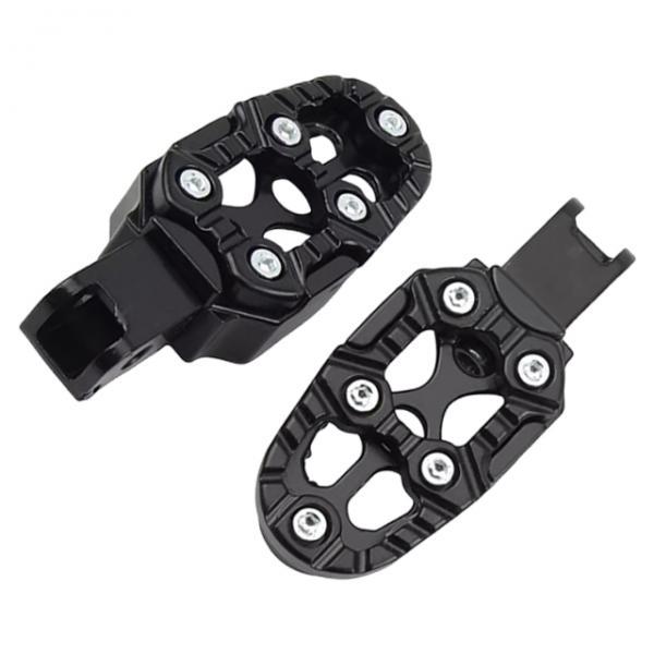Generic Motorcycle Foot Pegs, Motorbike Footrests Replacement, Easy to Install Spare Parts Motorcycle Foot Rests Pedals