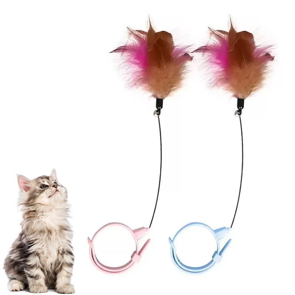 Top-Grade Funny Premium-Quality Simulation High-Standard Feather Interactive First-Class Cat Play Sets Superior-Grade Kitten Top-Grade Toy