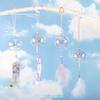 New Japanese Wind Chimes Handmade Glass Home Decoration Pendant Good Luck Wind Chimes Cartoon Cat Sakura Garden Window Bell Gift