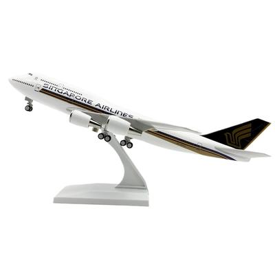 1/240 Scale Replica B747 Airplanes Model 30CM Resin Singapore Airlines 747 Aircraft  Model Airplane Simulation Toys Model Plane