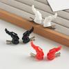 1pair Goth Devil Horn Hairpin Carnivals Hair Clip Halloween Hairpin for Girl